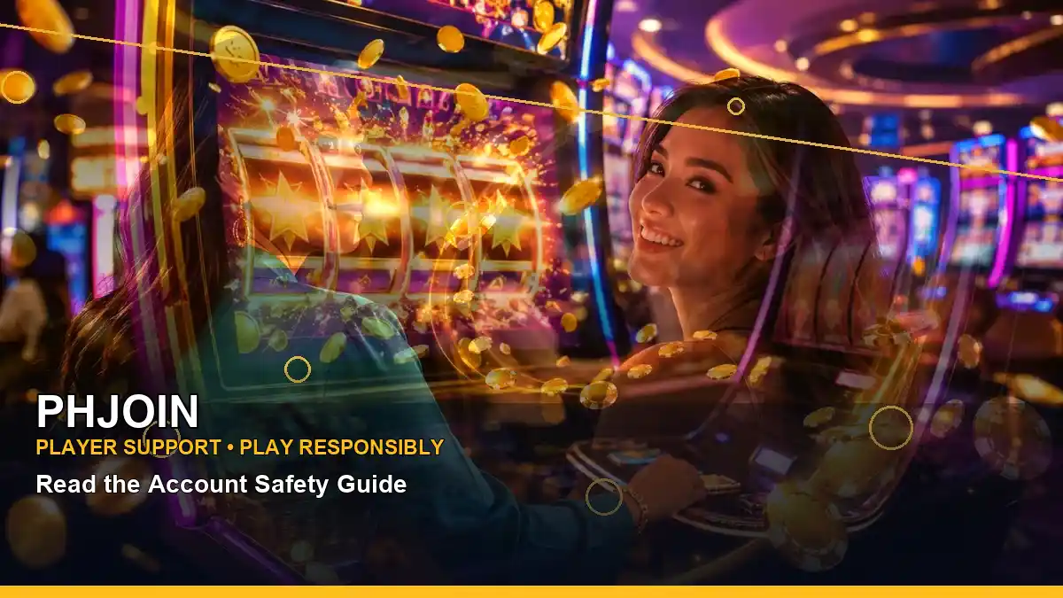 Case study scene for Philippine users featuring a layered collage of premium online slot games