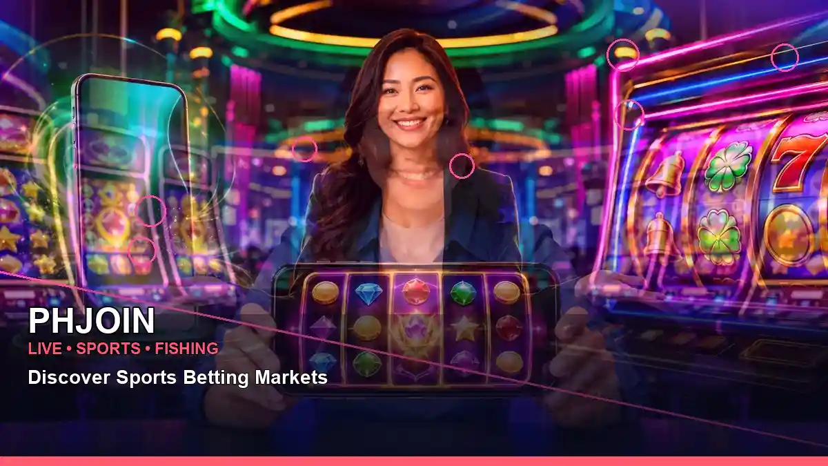 PHJOIN live casino games with an engaging host and mobile-ready layout
